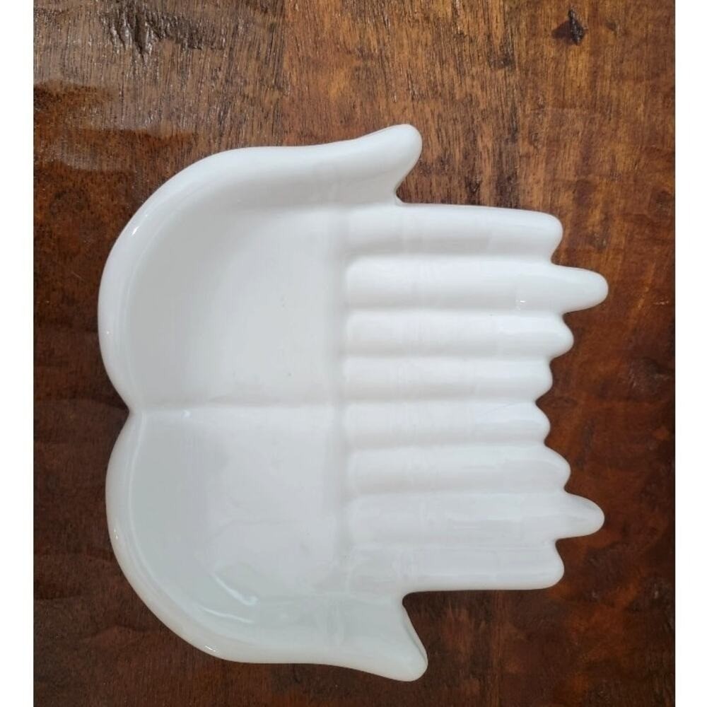 Japanese Sushi Plate Serving Hands Ceramic Trinkets Jewelry Holder Vanity Tray - Picture 3 of 9